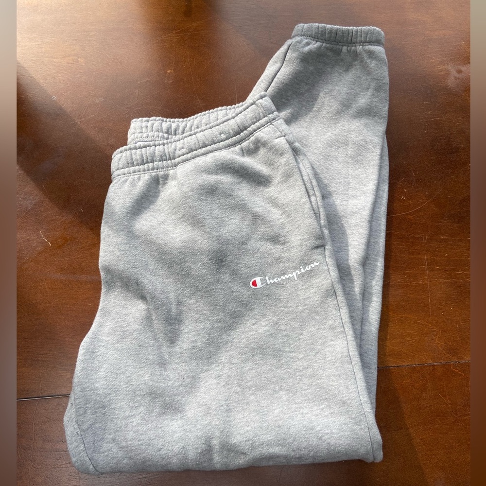 champion grey sweatpants